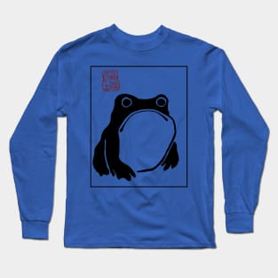 Matsumoto Hoji Grumpy Frog 1 Long Sleeve T-Shirt